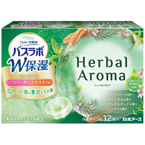 <P>HERSバスラボ　W保湿</P><P>Herbal Aroma １２錠入</P>