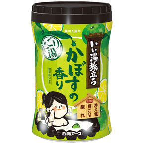 <p>いい湯旅立ちボトル</p><p>にごり湯　かぼすの香り６００ｇ</p>