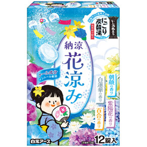 <p>いい湯旅立ち 納涼にごり炭酸湯</p><p>花涼み１２錠入</p>